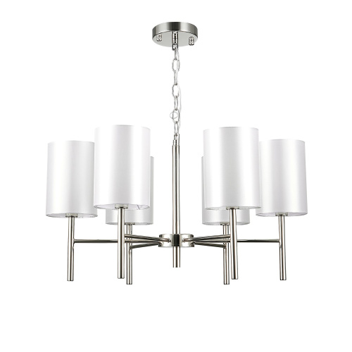 SLE107303-06 Светильник подвесной Никель/Белый E14 6*40W NOIA фото 10