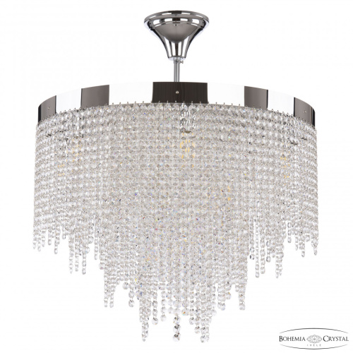 Люстра спираль хрустальная 83141/60-50NZ/S Ni Bohemia Ivele Crystal (Богемия Ивеле Кристалл)