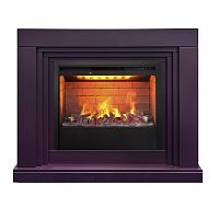 Электрокамин RealFlame Stanley 26 Plum сливовый с очагом 3D Helios 26