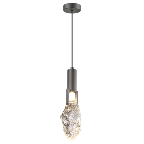 6695/5L MIDCENT ODL24 239 Подвесной светильник брашир. черный/металл/стекло IP20 LED 5W 200Лм 3000K LIA фото 3 6695/5L MIDCENT ODL24 239 Подвесной светильник брашир. черный/металл/стекло IP20 LED 5W 200Лм 3000K LIA фото 3