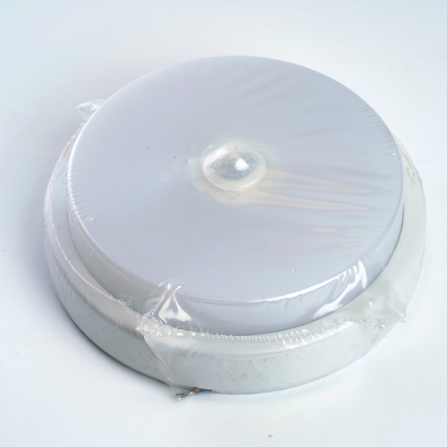 Светильник светодиодный пылевлагозащищённый с ИК-датчиком Feron AL3016 в пластиковом корпусе 12W 4000K IP65 белый фото 4