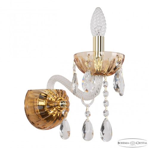 Бра хрустальные 5413B/1/165 G Amber/M-1H Bohemia Ivele Crystal (Богемия Ивеле Кристалл) Бра хрустальные 5413B/1/165 G Amber/M-1H Bohemia Ivele Crystal (Богемия Ивеле Кристалл)