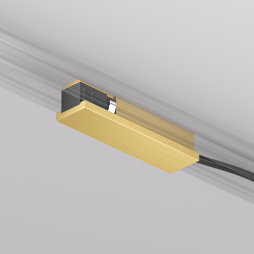 TR5721-SB Подвод питания универсальный (середина/торец) для трека SHINE BASE, 48V DC, IP20, сатинированная латунь, алюминий фото 6 TR5721-SB Подвод питания универсальный (середина/торец) для трека SHINE BASE, 48V DC, IP20, сатинированная латунь, алюминий фото 6