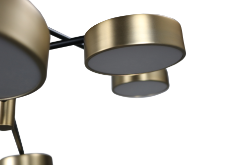 Люстра на штанге черная LED 80Вт 85см Zortes LUNAR ZRS.01243.08 фото 4