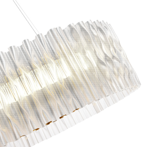 SL6012.203.01 Светильник подвесной ST-Luce Золотистый/Прозрачный LED 1*64W NAZARE фото 4