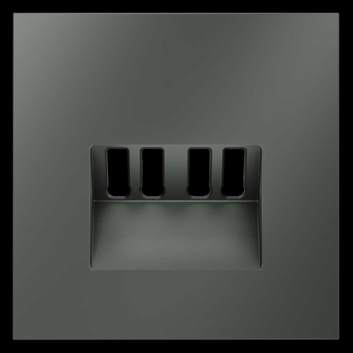 Накладка для розетки акустической 4-местной , S70 (титан) Voltum VLS001506