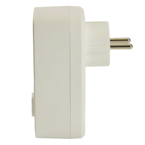 Сетевой фильтр 1-местный с/з STEKKER 250В, 16А, с выключателем, серия Nova, HM81-11-2, белый фото 4