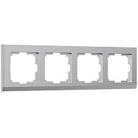 Рамка из поликарбоната на 4 поста Stark серебряный W0041806