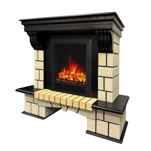 Электрокамин RealFlame Stone ML STD античный дуб c очагом Eugene фото 2 Электрокамин RealFlame Stone ML STD античный дуб c очагом Eugene фото 2
