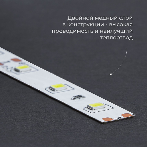 Светодиодная LED лента Feron LS616, 180SMD(2835)/m 17W/m 12V 5m 3000К фото 5
