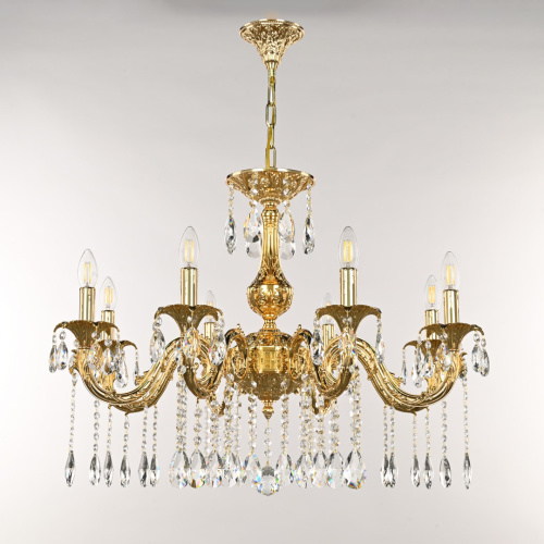 Люстра с хрустальными подвесками AL79101/8/250 A G Bohemia Ivele Crystal (Богемия Ивеле Кристалл) фото 3 Люстра с хрустальными подвесками AL79101/8/250 A G Bohemia Ivele Crystal (Богемия Ивеле Кристалл) фото 3