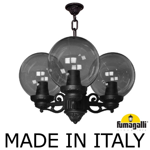 Fumagalli Подвесной уличный светильник FUMAGALLI SICHEM/G250 3L. G25.120.S30.AZE27 Fumagalli Подвесной уличный светильник FUMAGALLI SICHEM/G250 3L. G25.120.S30.AZE27