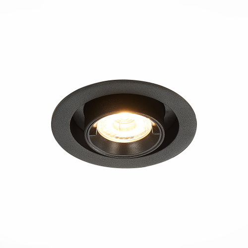 ST702.338.12 Св-к встр. Черный LED 1*12W 3000K 900Lm Ra80 24° IP20 D90xH92 180-240V Встраиваемые светильники фото 8