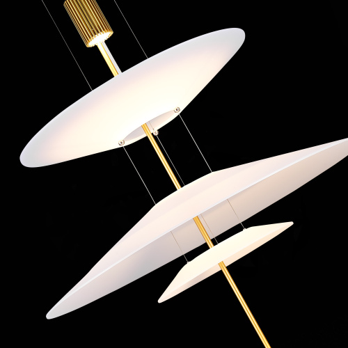 SL6101.213.01 Люстра подвесная ST-Luce Золотистый/Белый LED 1*15W 3000K ISOLA фото 4