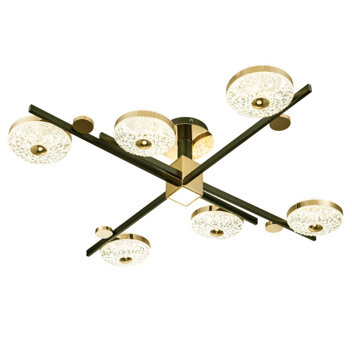 Потолочный светильник Escada 10219/6 LED*78W Black/Gold Потолочный светильник Escada 10219/6 LED*78W Black/Gold