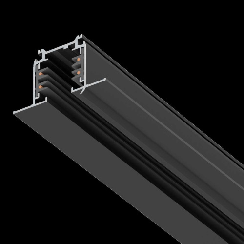 Трек четырехконтактный 3-фазный встраиваемый со стыковочными пазами (круглые медные жилы) 2м Quattro Lightstar 503028-R фото 2