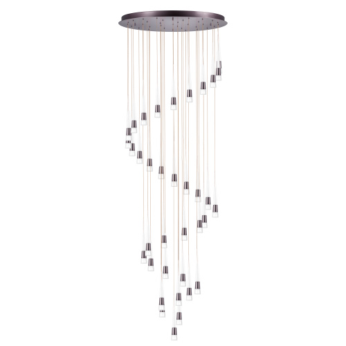 757361 Люстра CONE LED 180W 9000LM КОФЕЙНЫЙ/БЕЛЫЙ/ПРОЗРАЧНЫЙ 3000K 757361 Люстра CONE LED 180W 9000LM КОФЕЙНЫЙ/БЕЛЫЙ/ПРОЗРАЧНЫЙ 3000K
