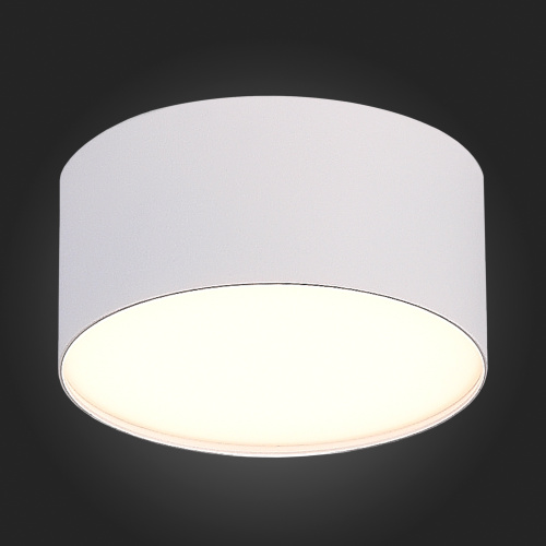 ST606.532.12 Светильник потолочный Белый LED 1*12W 3000K 1 080Lm Ra>85 120° IP20 D120xH55 185-265V Накладные светильники фото 4