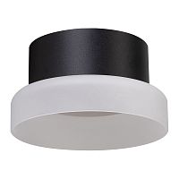 Светильник потолочный Feron HL460 Barrel OPAL 12W, 230V, GX53, черный