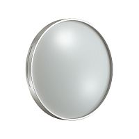 2076/DL PALE SN 000 Светильник пластик/белый/серебристый LED 48Вт 3000-6300K D390 IP43 пульт ДУ GETA SILVER