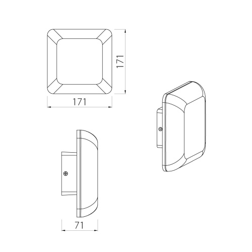 Настенный фонарь Natural Concepts, Арт. NC-133244-DG фото 5