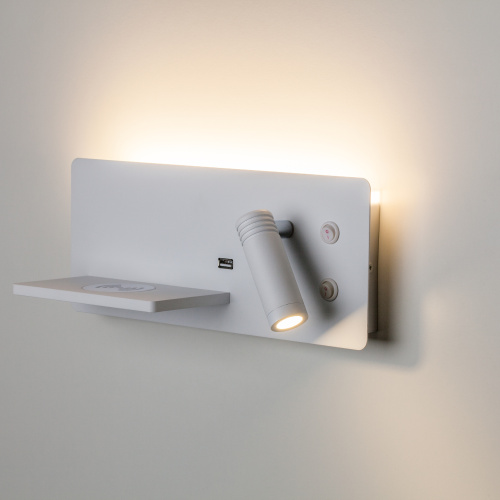 808546 Бра MURO II 4,5W+3W LED 360LM+240LM БЕЛЫЙ 3000K фото 6 808546 Бра MURO II 4,5W+3W LED 360LM+240LM БЕЛЫЙ 3000K фото 6