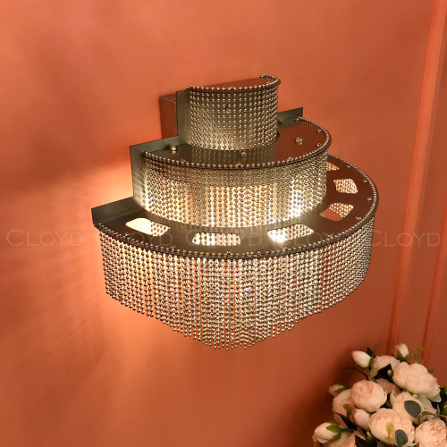 Бра Cloyd ONASSIS W3 / выс. 27 см - хром (арт.20371) фото 3