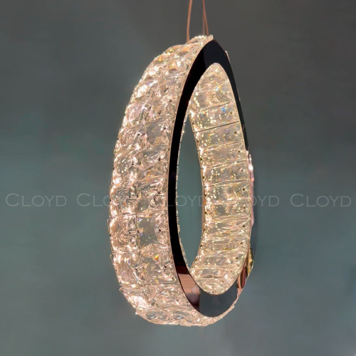 Подвесной светильник Cloyd INEZ P1 / выс. 32 см - хром (арт.11566) Подвесной светильник Cloyd INEZ P1 / выс. 32 см - хром (арт.11566)