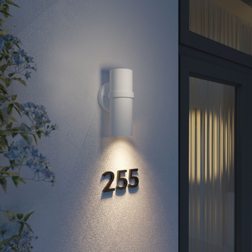 Светильник уличный настенный Grin 35000/D белый фото 4 Светильник уличный настенный Grin 35000/D белый фото 4