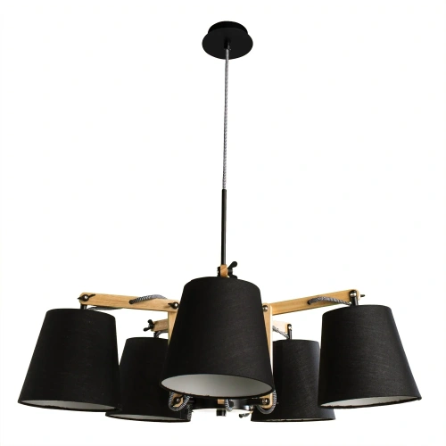 Подвесная люстра Arte Lamp PINOCCHIO A5700LM-5BK фото 2 Подвесная люстра Arte Lamp PINOCCHIO A5700LM-5BK фото 2