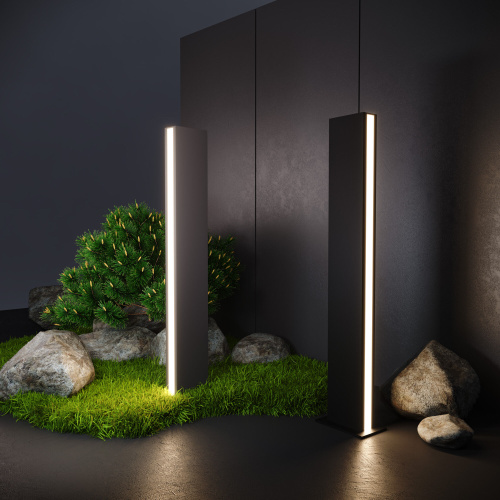 Ландшафтный светодиодный светильник Flat IP54 1538 TECHNO LED серый фото 4 Ландшафтный светодиодный светильник Flat IP54 1538 TECHNO LED серый фото 4
