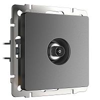 ТВ-розетка оконечная (графит матовый) W1183064