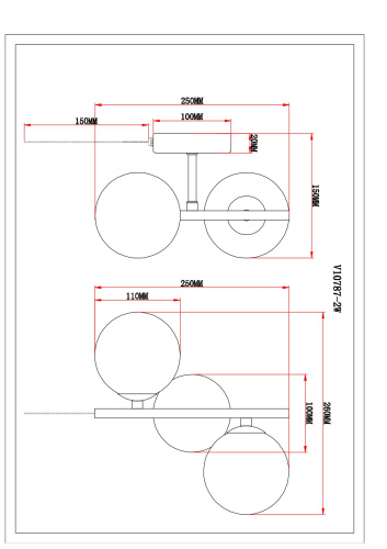 Бра Moderli V10787-2W Renny фото 2