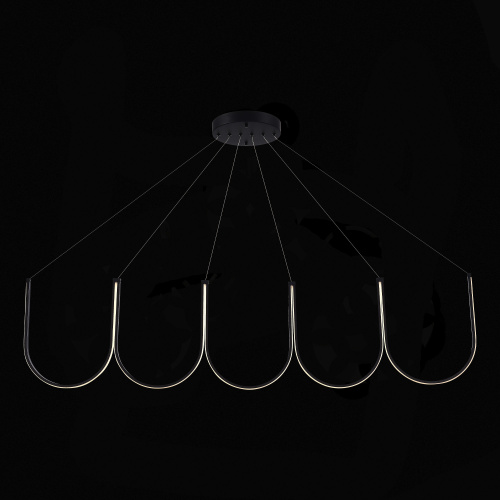 SL6202.413.01 Светильник подвесной ST-Luce Черный LED 1*68W 3000K HEIT