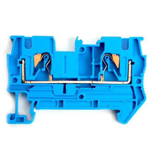 Зажим пружинный, 3-проводной проходной ЗНИ - 4 ,JXB PT 4  TW , синий LD573-2-40 фото 2