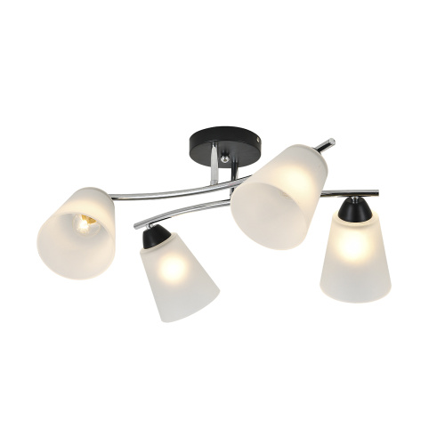 Потолочный светильник Escada 2132/4P E27*60W Black/Chrome фото 3 Потолочный светильник Escada 2132/4P E27*60W Black/Chrome фото 3