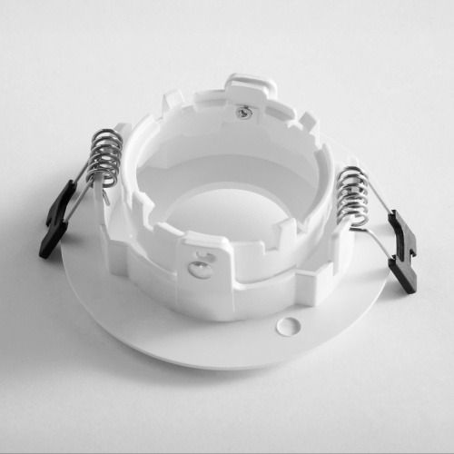 012206 Рамка (светильник) PVC д/LED-модулей 941хх и LED-ламп D50мм ANELLO ROUND БЕЛЫЙ фото 3