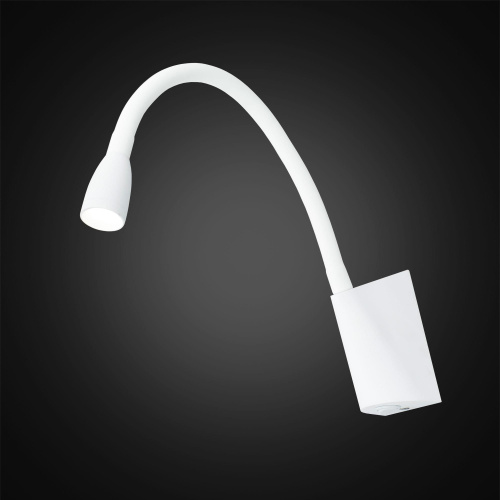 Citilux Декарт CL704340 LED Бра гибкое с выключателем Белое фото 2 Citilux Декарт CL704340 LED Бра гибкое с выключателем Белое фото 2