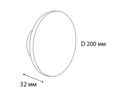 IT02-017 black светильник настенный фото 4