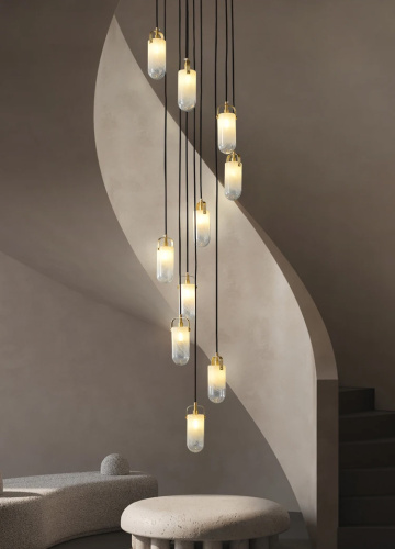 Подвесной светильник MT9056-10H brass фото 3 Подвесной светильник MT9056-10H brass фото 3