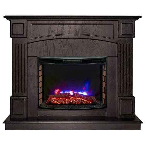 Каминокомплект CAROLINA/БОСТОН Арабика с очагом Электроочаг QUEEN/КУИН 25.5