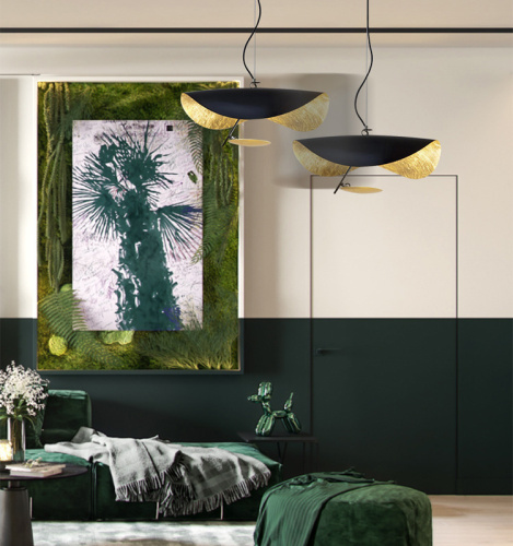 Подвесной светильник 8821P/S black/gold фото 4