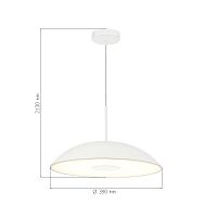 SL6128.503.01 Светильник подвесной ST-Luce Белый/Белый LED 1*24W 3000K LID