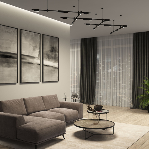 Esthetic Magnetic Трековый светильник 6W 3000K (чёрный) 85122/01 фото 8