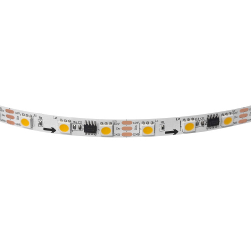 400904 Лента LED SPI 3led/pix 12V 14,4W/m 10-12Lm/W 4000K IP20 1шт = 5м
