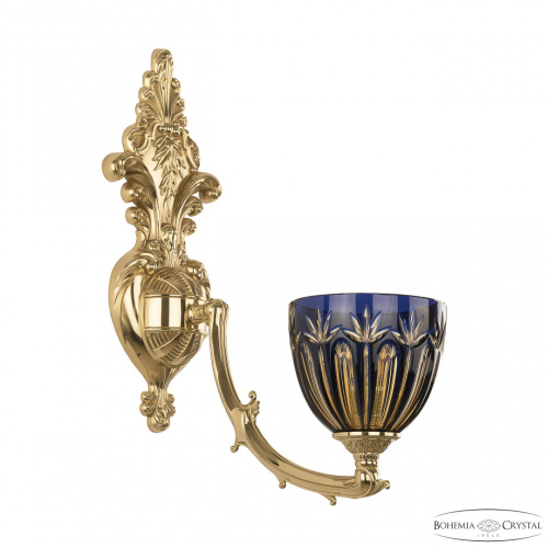 Бра бронзовые с хрусталём 7211B15/1/210 G P1 U Amber-Blue/H-1I Бра бронзовые с хрусталём 7211B15/1/210 G P1 U Amber-Blue/H-1I