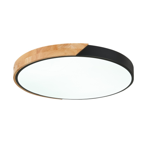 SLE200942-01 Светильник потолочный Черный, Светлое дерево/Белый LED 1*45W 3000K/4000K/6000K FESTA фото 10