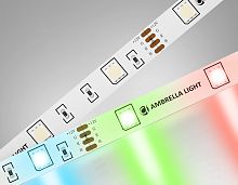 Светодиодная лента 12В 5050 30Led 7.2Вт/м Цветная RGB IP20 5м