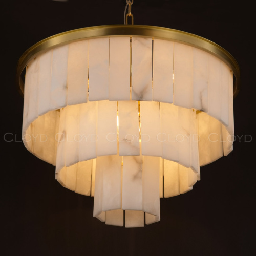 Люстра Cloyd HERCULANUM-B C9 / Ø60 см - алебастр - латунь (арт.11140) фото 2 Люстра Cloyd HERCULANUM-B C9 / Ø60 см - алебастр - латунь (арт.11140) фото 2