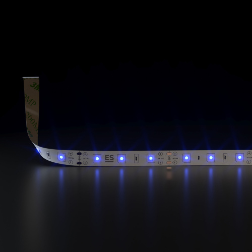 Светодиодная лента 12 В 4,8 Вт/м 60 Led/м 2835 IP20, синий, 5 м Лента светодиодная 12V 4,8W 60Led 2835 IP20 синий, 5м фото 2 Светодиодная лента 12 В 4,8 Вт/м 60 Led/м 2835 IP20, синий, 5 м Лента светодиодная 12V 4,8W 60Led 2835 IP20 синий, 5м фото 2